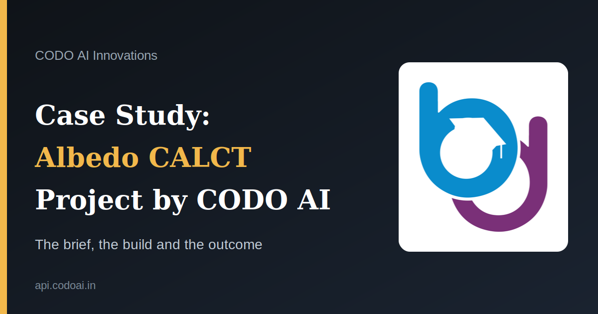 Case Study: Albedo CALCT Project by CODO AI