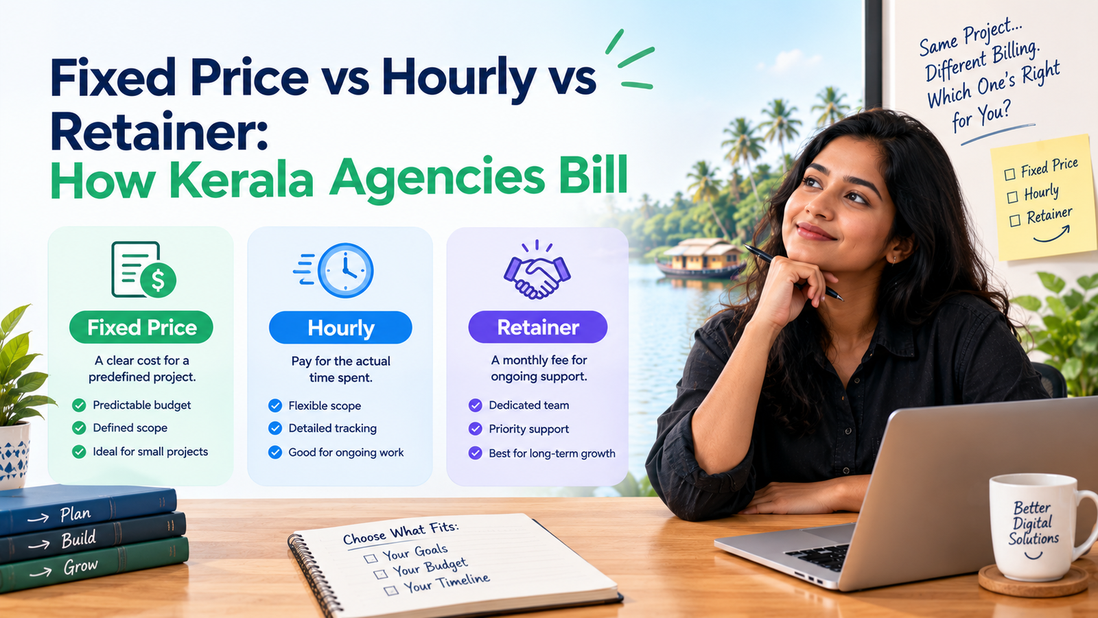 Fixed Price vs Hourly vs Retainer: How Kerala Agencies Bill