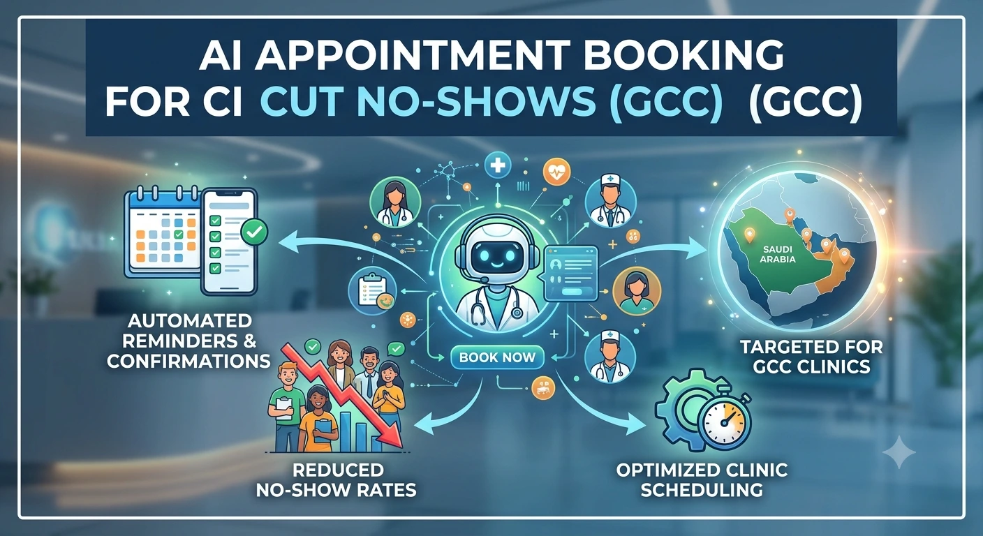 AI Appointment Booking for Clinics: Cut No-Shows (GCC)